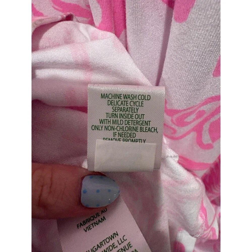 NWT Lilly Pulitzer Parigi Maxi Dress Rousseau Pink Glisten In The Sun Size M - Picture 6 of 8